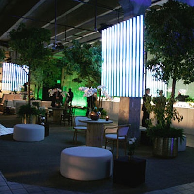 Trees and shrubbery turned up indoors for the Sundance Channel’s launch party for “The Green.”