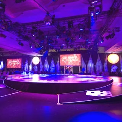 AVW-TELAV and Equity Showcase Theatre teamed up to create a roulette-wheel stage design.