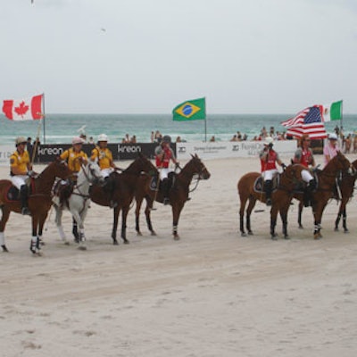 Six international teams competed in the FedEx Miami Beach Polo World Cup.