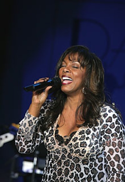 Donna Summer performed a rare special-event set for the assembled group.