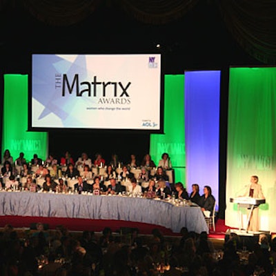 The focus of the Matrix awards is the presentation of the awards by high-profile people, who this year included Anna Deavere Smith and Rupert Murdoch.