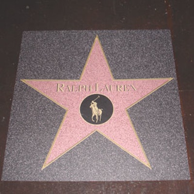 A 'Walk of Fame' was put down in the entrance corridor, spotlighting Parbel's numerous brands, including Ralph Lauren fragrances.