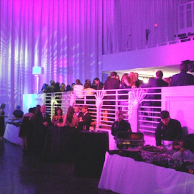 Everlast Productions provided audiovisual and lighting services, which included the colorful lighting design.