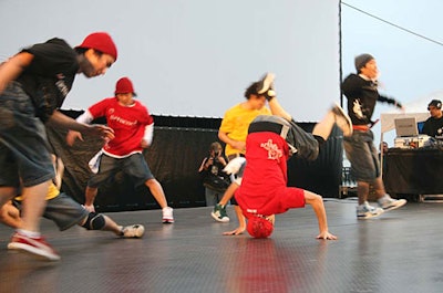 Prior to the premiere of Planet B-Boy, Fab 5 Freddy hosted a break-dance battle. Twice the Drive-In’s capacity—6,400 people—took in the hip-hop documentary. (Those who couldn’t snag a seat stood to watch.)