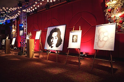 The fest oozed eastward to Chinatown this year. Chinese restaurant Jing Fong hosted the festival awards, which bestow individually created pieces of art (and often, cash) to winners. Artists including Chuck Close, Nan Goldin, Kiki Smith, and Bruce Weber contributed pieces.