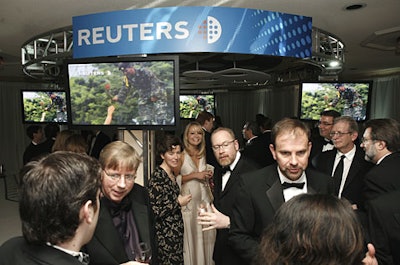Reuters called its pre-party a 'house party.'
