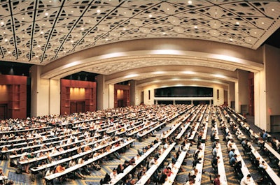 A ballroom in the Washington Convention Center.