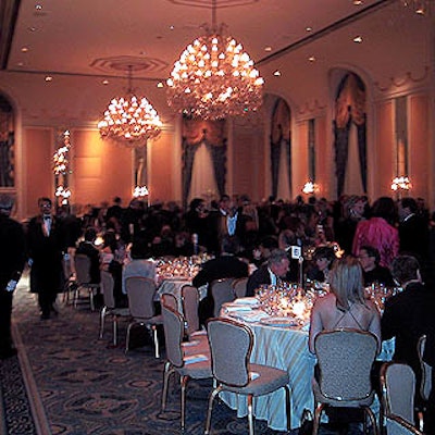 Dinner was served in the Waldorf=Astoria's Empire Room.