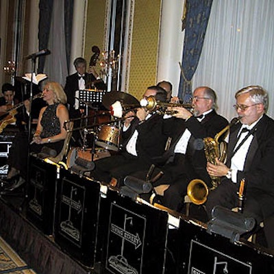 Swing Street, a jazz ensemble booked through the Starlight Orchestras, performed jazz standards during dinner.