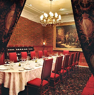 The 25-seat Aranjuez private dining room atTaberna del Alabardero.