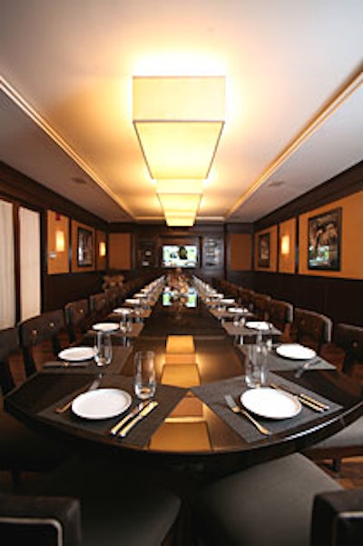 The private dining room at BLT Steak.