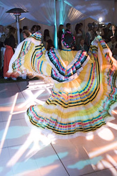 Folklorico dancers entertained at the 11th annual Para Los Niños Cinco de Mayo celebration.