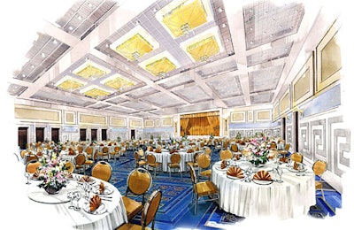 The Potomac ballroom at the Gaylord National Convention Center.