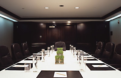 The Park Hyatt Washington's executive boardroom.