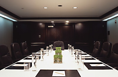 The Park Hyatt Washington's executive boardroom.