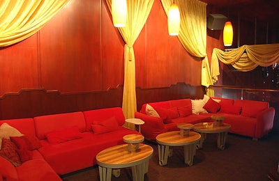 The upstairs lounge.