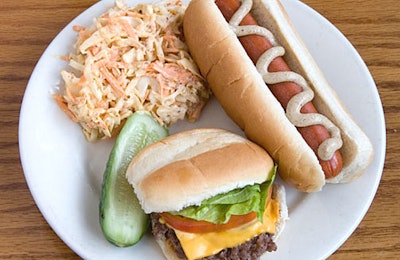 Schnäck offers classic BBQ favorites (and vegetarian versions as well).
