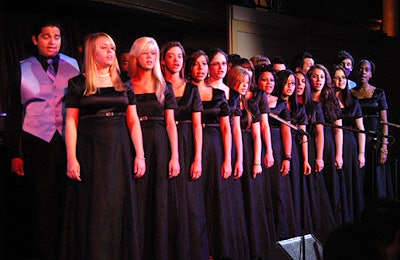 The night ended with a performance from the chamber singers of the Frank Sinatra School of the Arts, which is affiliated with the Long Island City YMCA.
