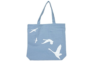 Funtote's swan pattern bag.