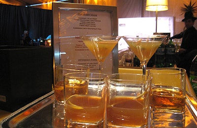 Speciality cocktails included the Hennessy Miami, with grapefruit juice; the Hennessy Shanghai, with white tea and ginger ale; and the Hennessy Paris, with lemon juice and honey.