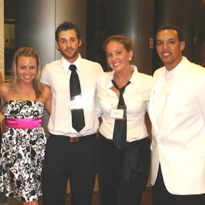 ProfessorCraig Skilling (far right) poses with members of his event management class.