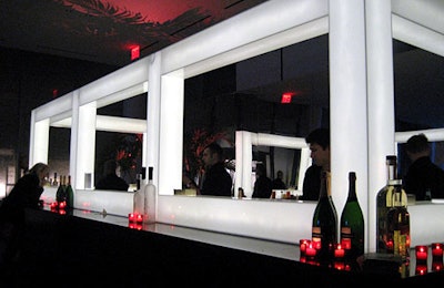 Van Wyck & Van Wyck built several custom glow bars for the benefit.
