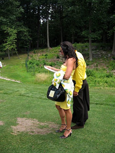 A scroll directed guests, 'Your mission, should you choose to accept it, is: Hunt for the treasure—the Ruinart Picnic Case. Your clue: Follow the Yellow.'