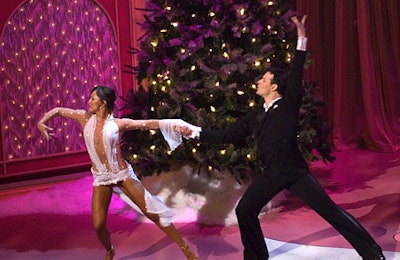 Dancing With the Stars's Karina Smirnoff and Jonathan Roberts performed at the gala.