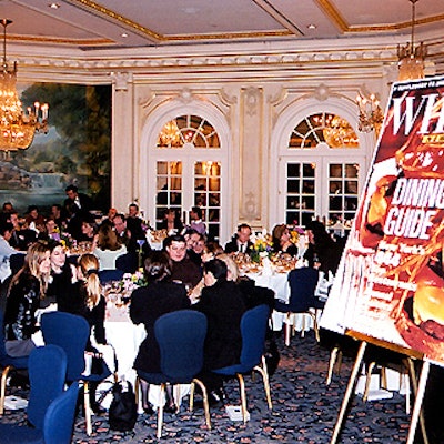 The Grand Salon of the Essex House was the setting for Where magazine's dinner and awards.