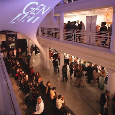 Gen Art again chose the Moore Building to host its Shop Miami event.