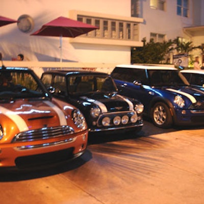Mini Coopers lined the street outside of the Catalina Hotel and Beach Club on June 22.