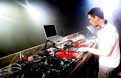 DJ AM provided the soundtrack for the evening.
