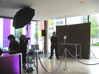 Envision Digital Photography snapped photos of guests standing beside the National Football League's iconic Vince Lombardi trophy.