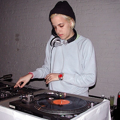 Celebrity DJ Samantha Ronson spun at the Sama party.