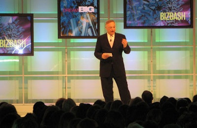 BizBash founder and C.E.O. David Adler addressed the audience at the opening general session of the L.A. Event Style show.