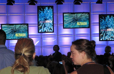 Attendees were amazed by the set created for the general session 'What's New, What's Hot, What's Now?'