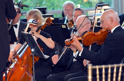 The 35-piece McLean Symphony Orchestra performed as part of the benefit concert.
