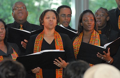 The multicultural choir MetroSingers hail from the Metropolitan Seventh Day Adventist Church in Hyattsville, Maryland.