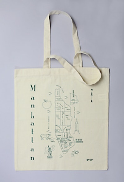Guests can know where they’ve been and where they’re going with a glance over the shoulder at a Maptote.