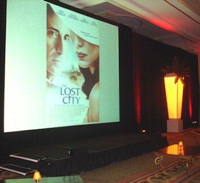 Following the reception, guests watched a private screening of Garcia’s movie The Lost City.