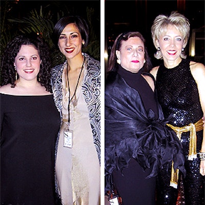 (Left) Dana Rosenthal, campaign coordinator for the Leukemia & Lymphoma Society, and Moira Pastre, event consultant for the PLK Group. (Right) Phyllis Keitlen, event coordinator for the PLK Group, with friend Lynn Paulsen.