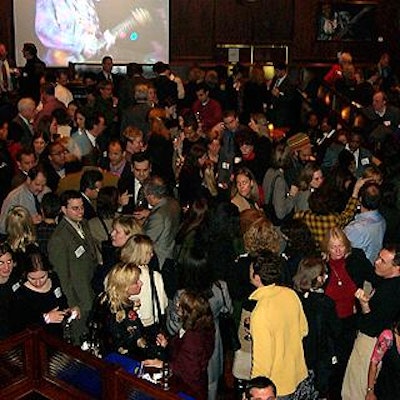 Guests crowded the B. B. King Blues Club & Grill.