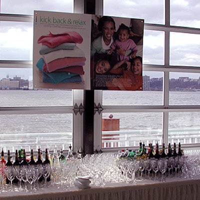 Blowups of pages of the magazine were hung at various places in the party.