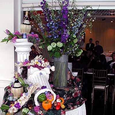 Magnolia Flowers & Events created lush arrangements for the event.