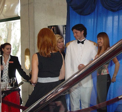 Complimentary pictures with Prince Charming and samples of 'Midnight Passion' fragrance were provided at the Christian Dior exhibit area.