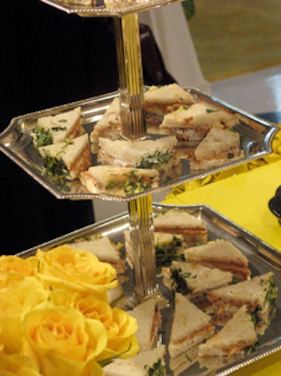Alice & Olivia co-owner Andrew Rosen made the fluffernutter sandwiches served at the show.