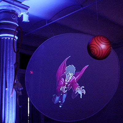 Maverick Communications and Eventstyle created projections of characters from Harry Potter and the Sorcerer's Stone for Warner Brothers Consumer Products' event.