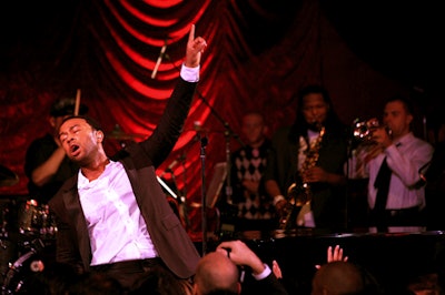 R&B artists and Grammy-award winner John Legend performed.