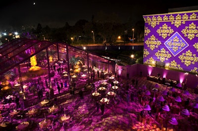 With big Emmy wins under its belt, HBO's purple party was an appropriately celebratory place to be.