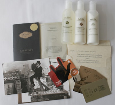 Led by passports, guests collected stamps and a variety of gifts while they explored the revamped rooms of the hotel.